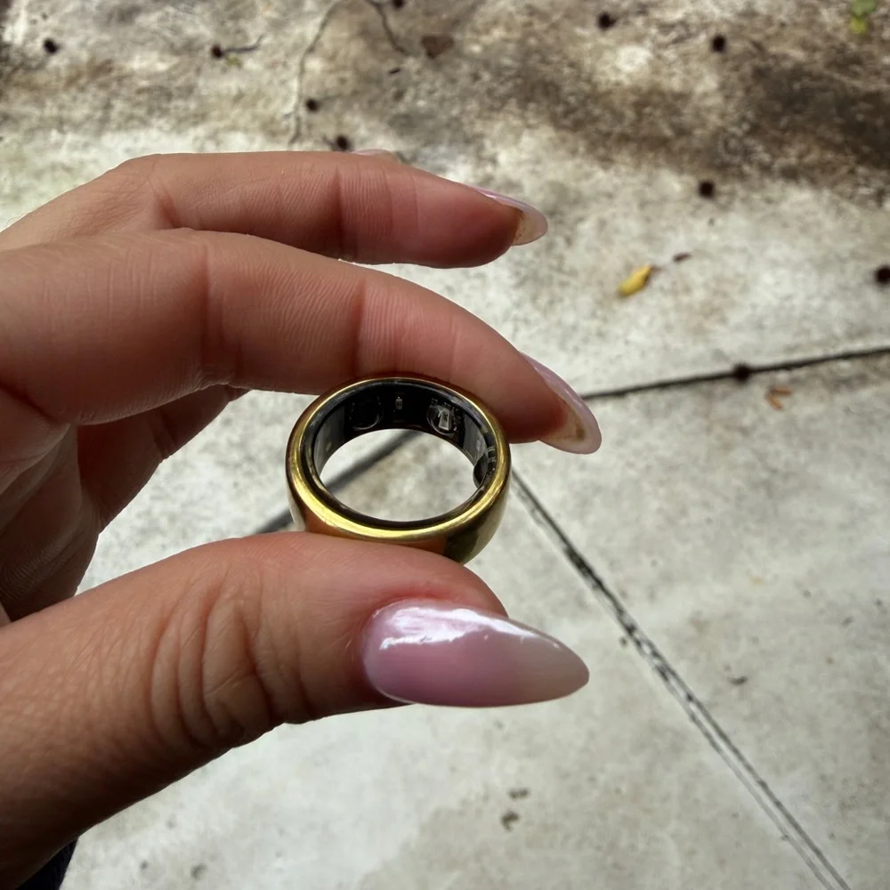 Oura Ring Gen 3 Horizon gold color size 8